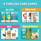 Chuckle & Roar 4pk Classic Card Games for Family Game Night