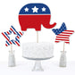 Big Dot of Happiness Republican Election - Political Party Centerpiece Sticks - Table Toppers - Set of 15