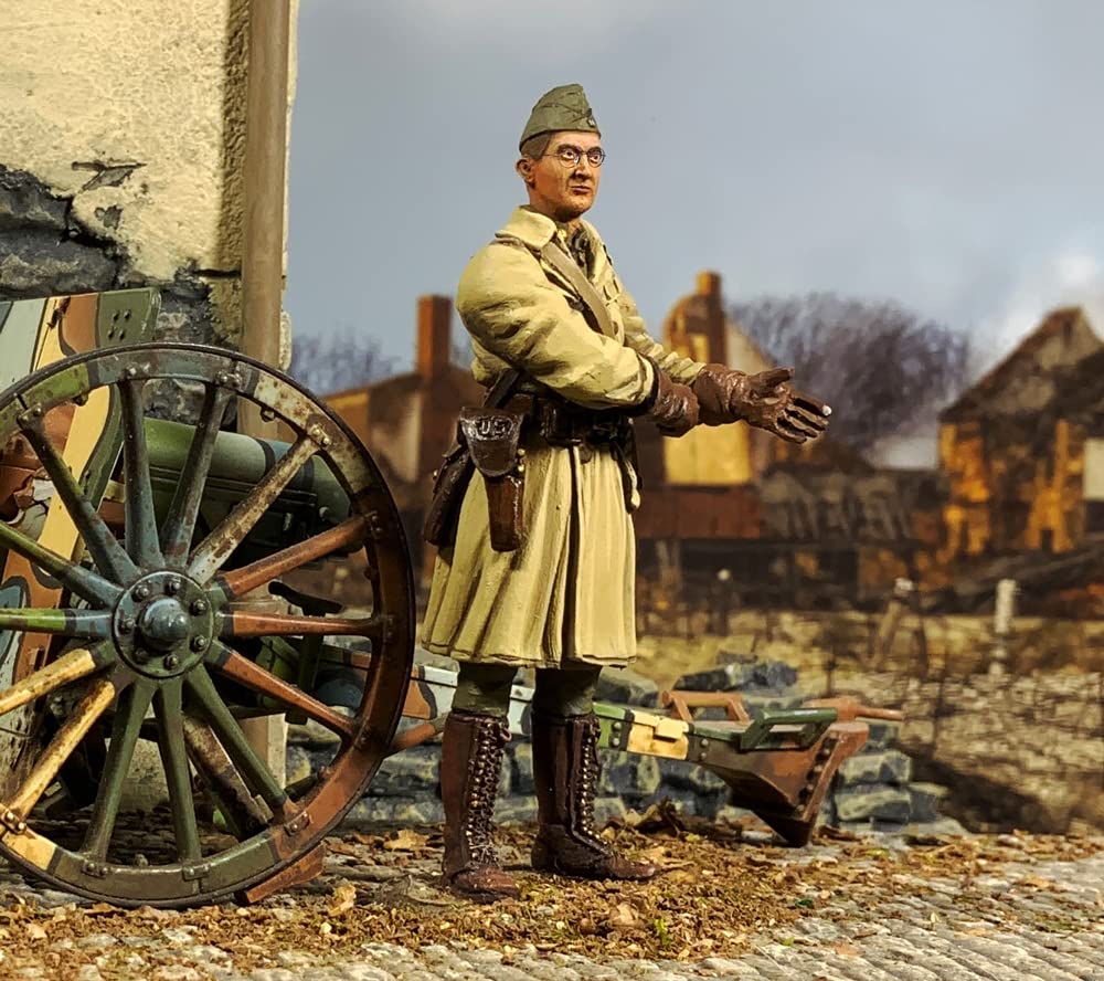 W. Britain Museum Collection 10121 World War 1 U.S. Captain Harry S. Truman 1:30 Scale Metal