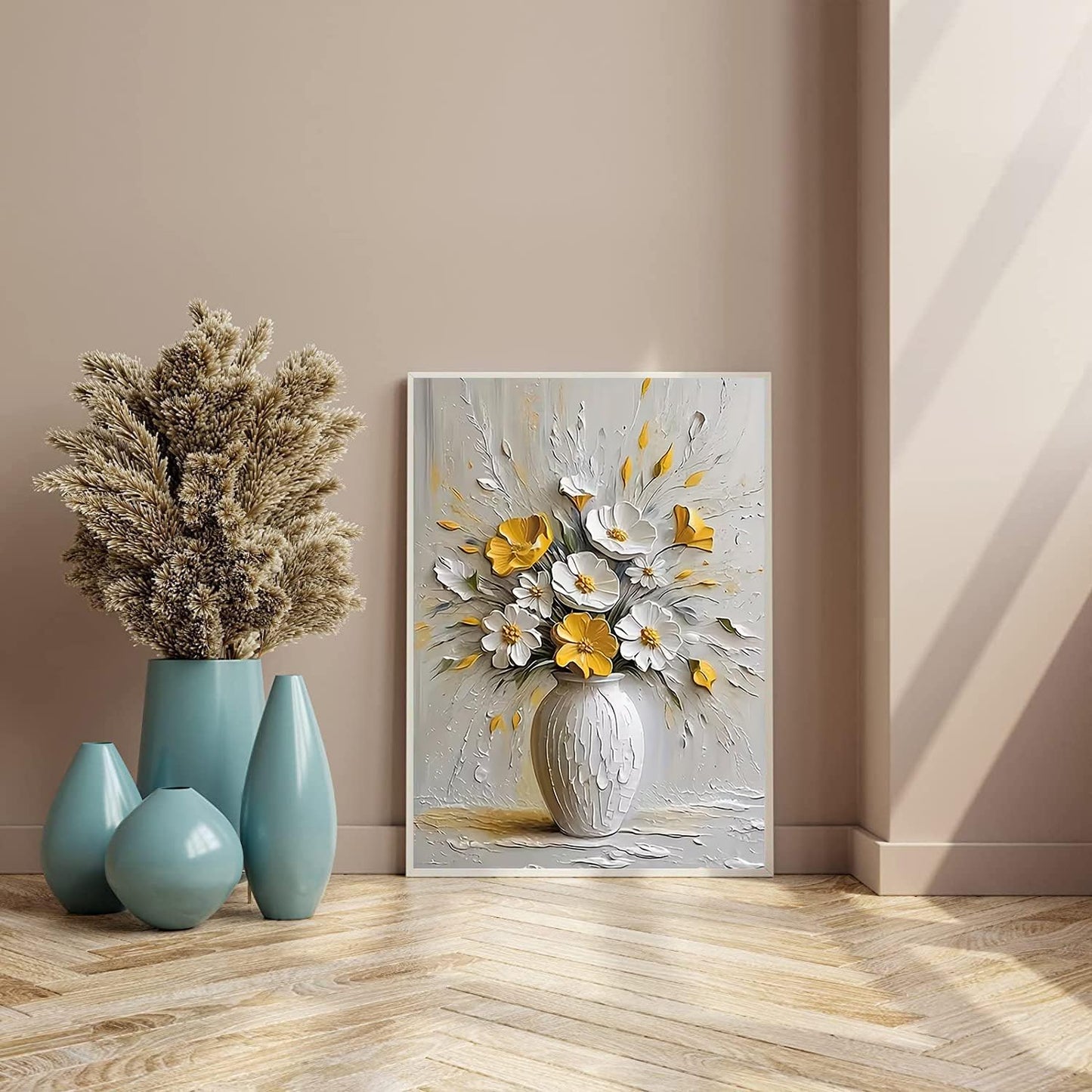 YOLENIX Paint by Numbers for Adults and Kids, Light-Colored vase Painting by Number Kits On Canvas, Number Artist Paint by Number Kit Funny DIY, Home