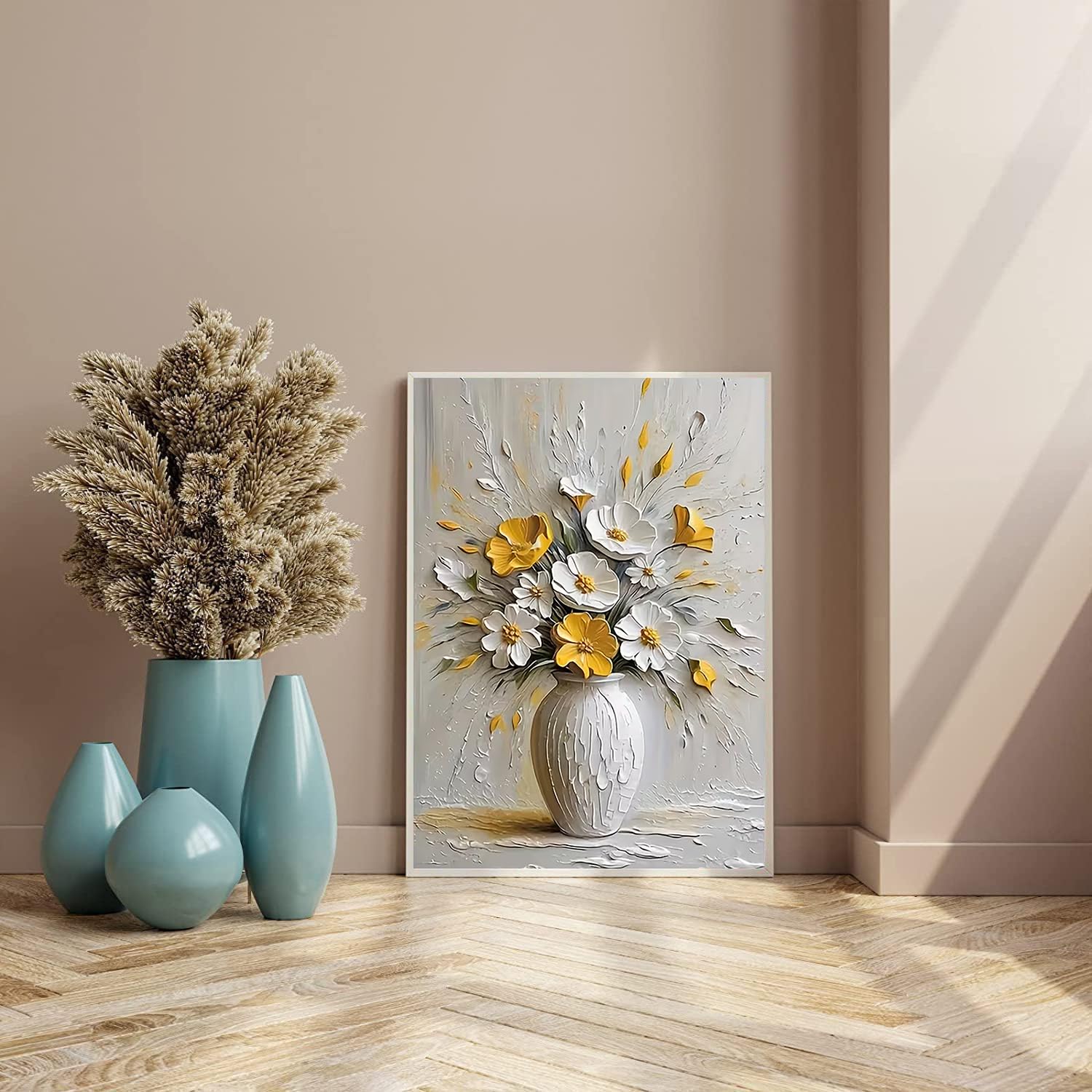 YOLENIX Paint by Numbers for Adults and Kids, Light-Colored vase Painting by Number Kits On Canvas, Number Artist Paint by Number Kit Funny DIY, Home