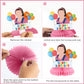 Rachel Girls Party Decorations Honeycomb Centerpiece, 7 Pieces English Teacher Theme 3D Double Side Cake Toppers Table Centerpieces, Photo Backdrop