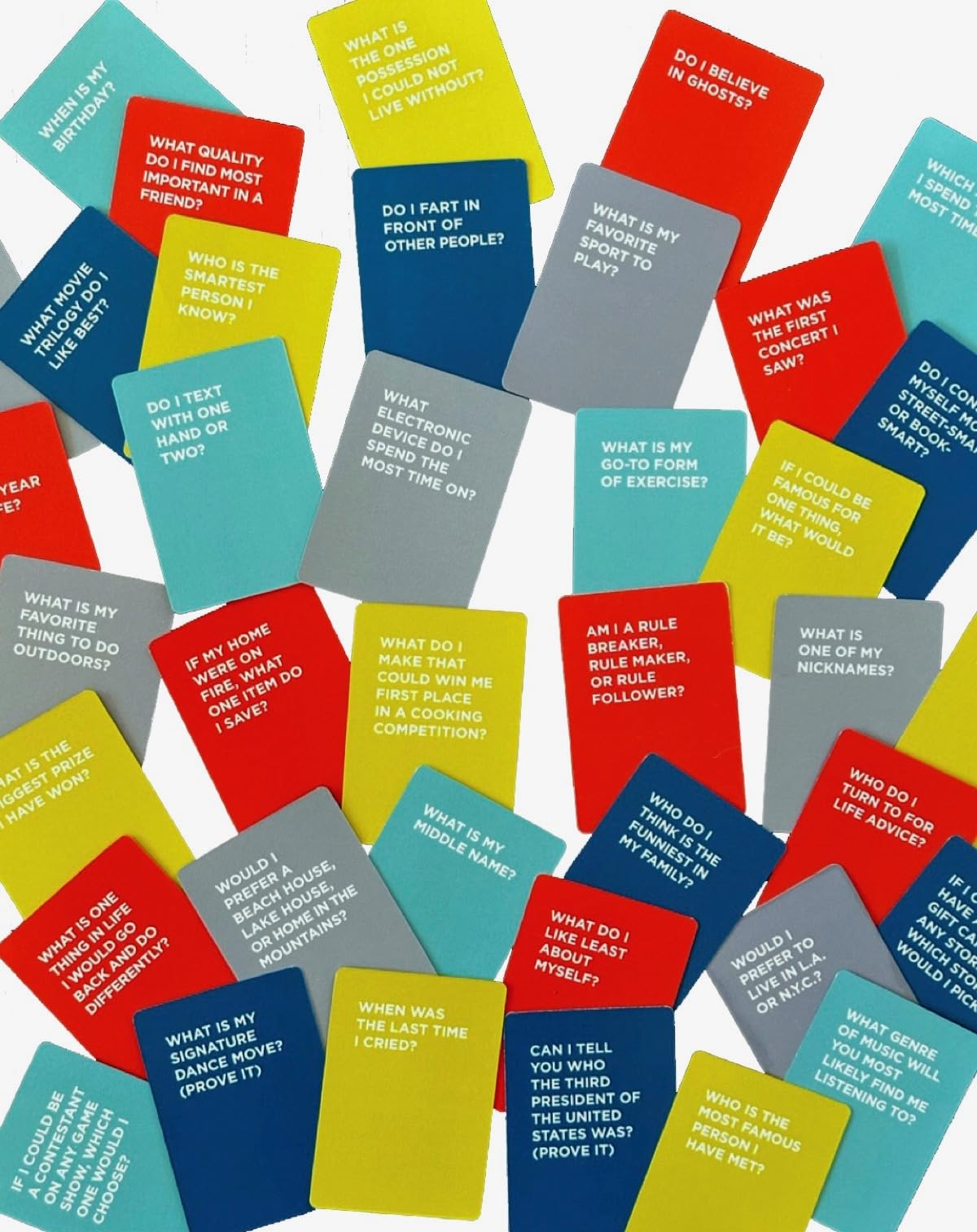 EAP Toy and Games You Who?! Conversation Card Game - Funny Family Party Game of Questions, Icebreaker Game for Teens & Adults, Fun for Game Night