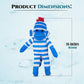 Plushland Adorable Sock Monkey, The Original Traditional Hand Knitted Stuffed Animal Toy Gift-for Kids, Babies, Teens, Girls and Boys Baby Doll