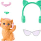Barbie Mysteries: Beach Detectives Daisy Doll Wearing Signature Removeable Outfit with Storytelling Accessories, Including Pet Kitten