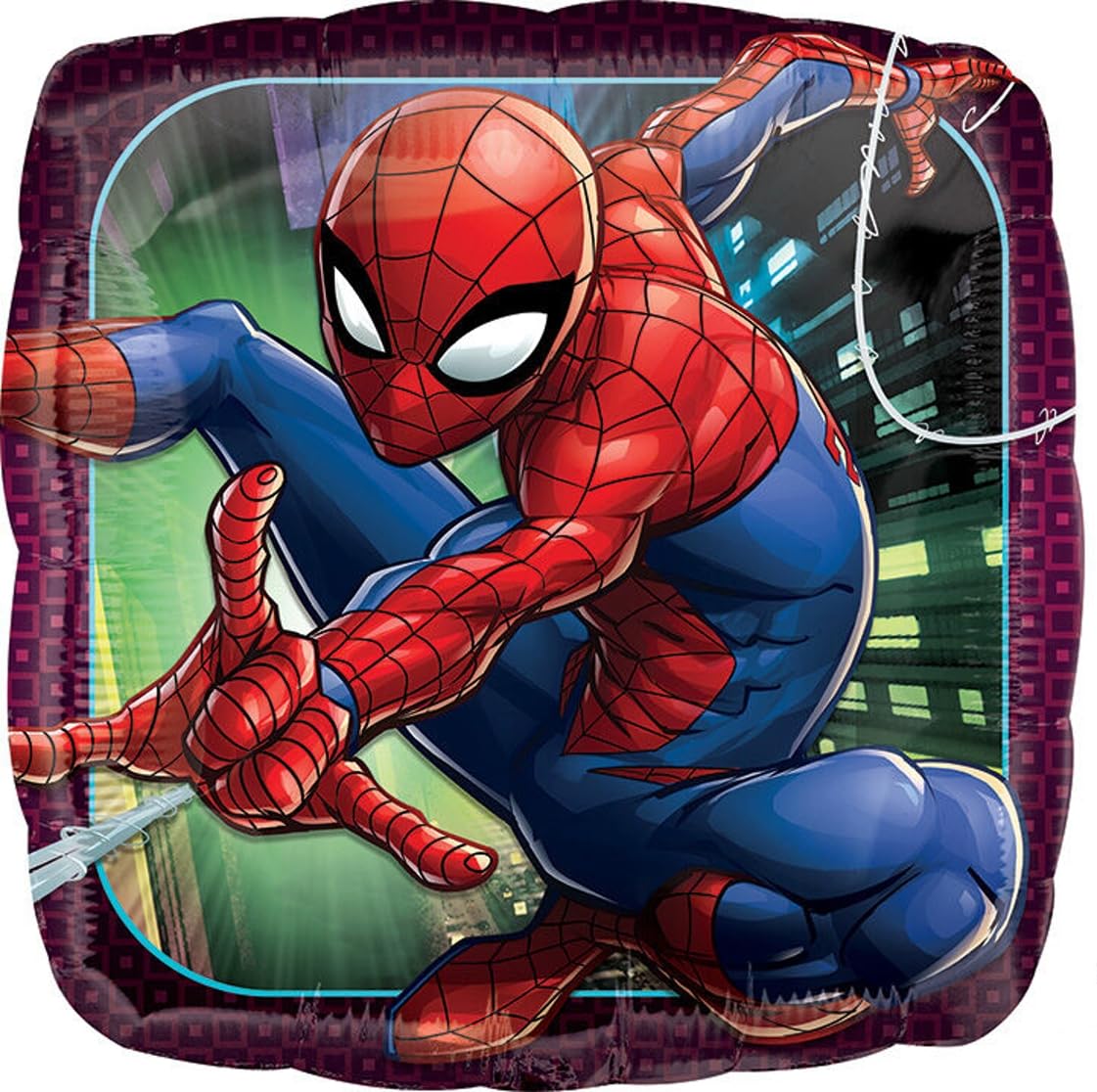 Spiderman Webbed Wonder Birthday Party Supplies 6 pc Balloons Decorations