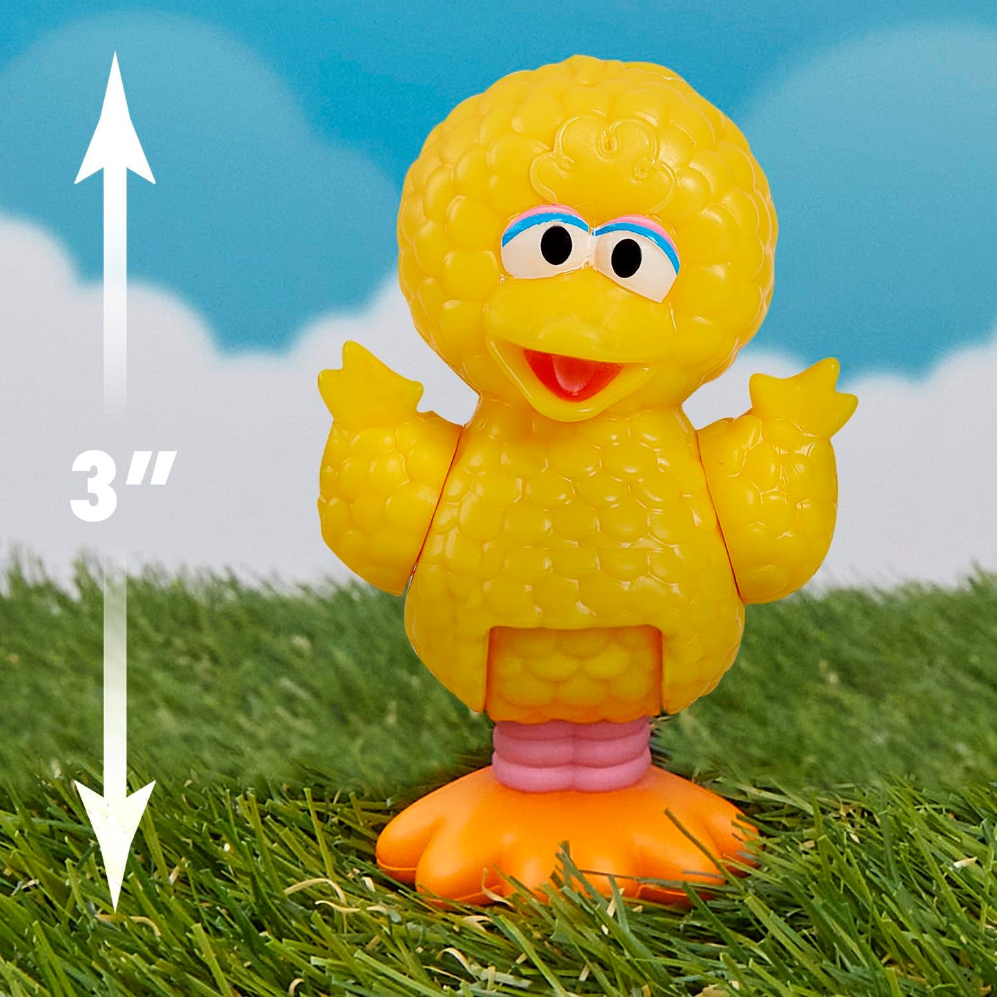 Sesame Street Neighborhood Friends, 7-piece Poseable Figurines, Kids Toys for Ages 2 Up by Just Play