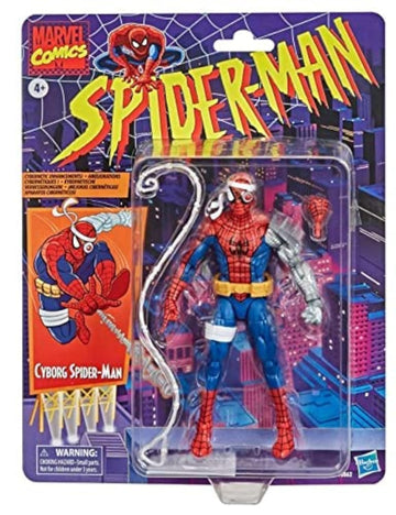 Marvel Legends Retro Vintage Collection 6" Figure Spider-Man & X-Men (Cyborg Spider-Man)