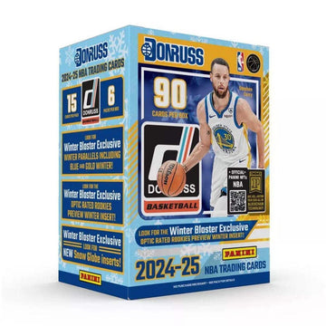 2024-25 Panini NBA Donruss Basketball Trading Card Blaster Box (Winter Blaster Exclusive Optic Rated Rookies Preview Winter Inserts)
