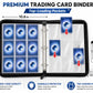 Universal 9-Pocket Trading Card Binder, 50 Pages for 900+ Pokemon Card binder - Eevee Pokedex Gengar Binder for Sports/Game Cards & Collectibles
