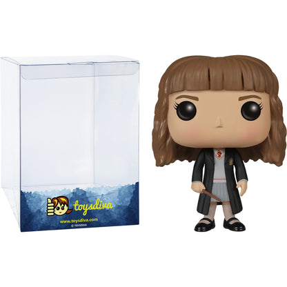 Funko Hermione Granger: P o p ! Vinyl Figurine Bundle with 1 Compatible 'ToysDiva' Graphic Protector (003-05860 - B)