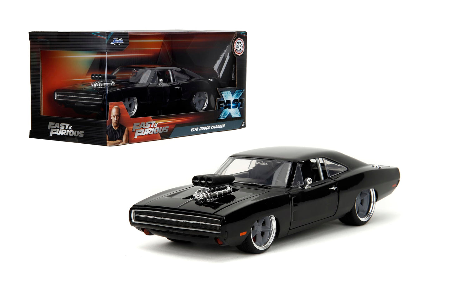 Jada Fast & Furious 1970 Dodge Charger - 1:24 Scale Die-Cast Model Car - from Fast X - Perfect for Collectors & Fans