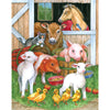 Bits and Pieces - Large 200 Piece Jigsaw Puzzle for Adults - Barnyard Buddies - Farm Animals Sheep Pigs Horses Jigsaw Puzzle by Lorraine Ryan
