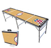 8-Foot Professional Beer Pong Table w/Cup Holes - Los Angeles Basketball Court
