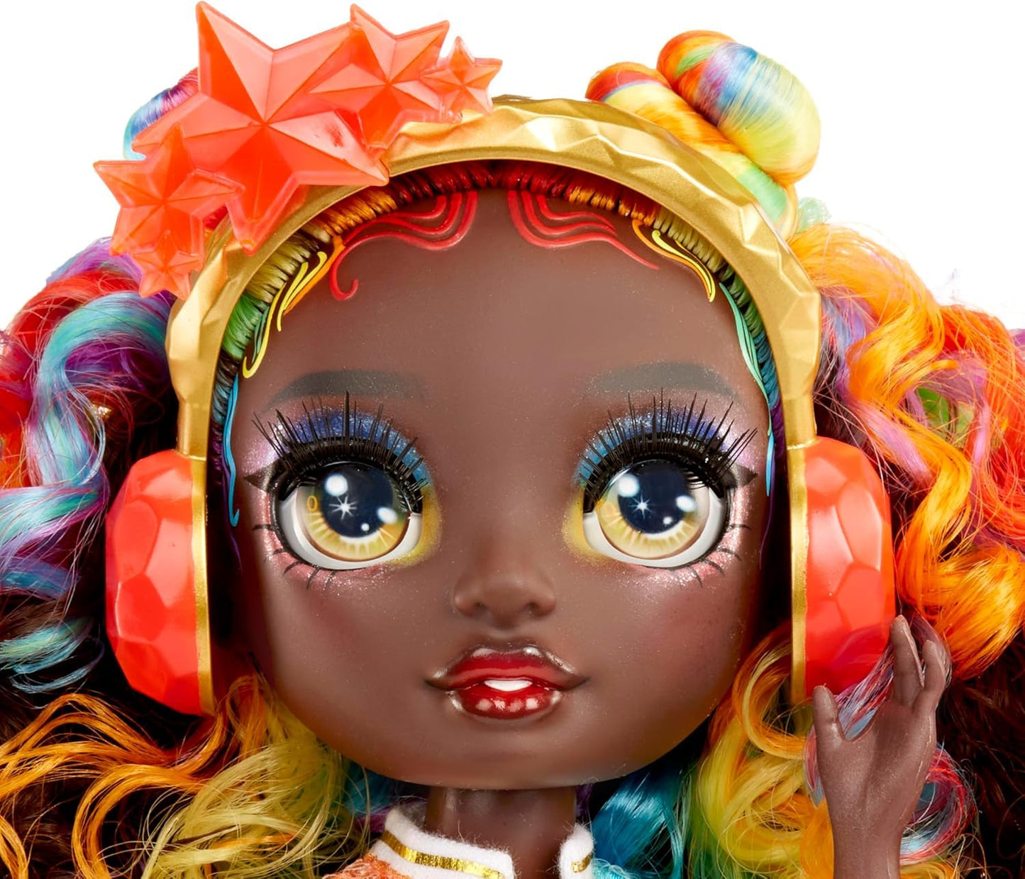 RAINBOW HIGH Creative Crystals Iris - 28 cm Rainbow Model Doll with DIY Crystal Accessory Kit, Ring for You, Resin Game, Gift for 8+ Years, Non-Edible