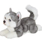 Bearington Explore 13-Inch Baby Dog Plush, Huggable Stuffed Animal Puppy, Adorable and Cuddly Husky Manouk Dog Plush Toy for Nursery Decor, Kids