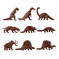 Tim Mee Toy TimMee Prehistoric Plastic Dinosaur & Caveman Figures - Tan, Rust, & OD Green 73pc