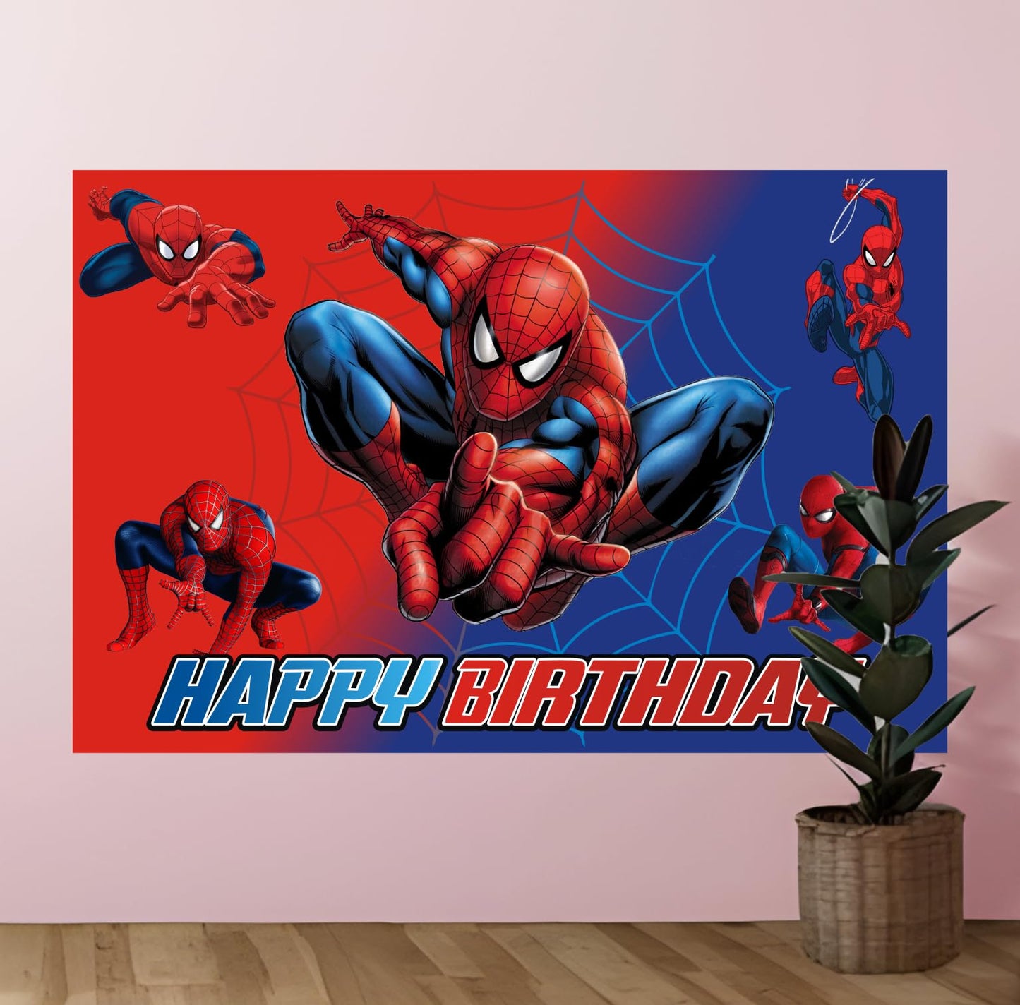 1PCS Background Birthday Decorations, Happy Birthday Banner Backdrop Birthday Party Supplies (Style 1)