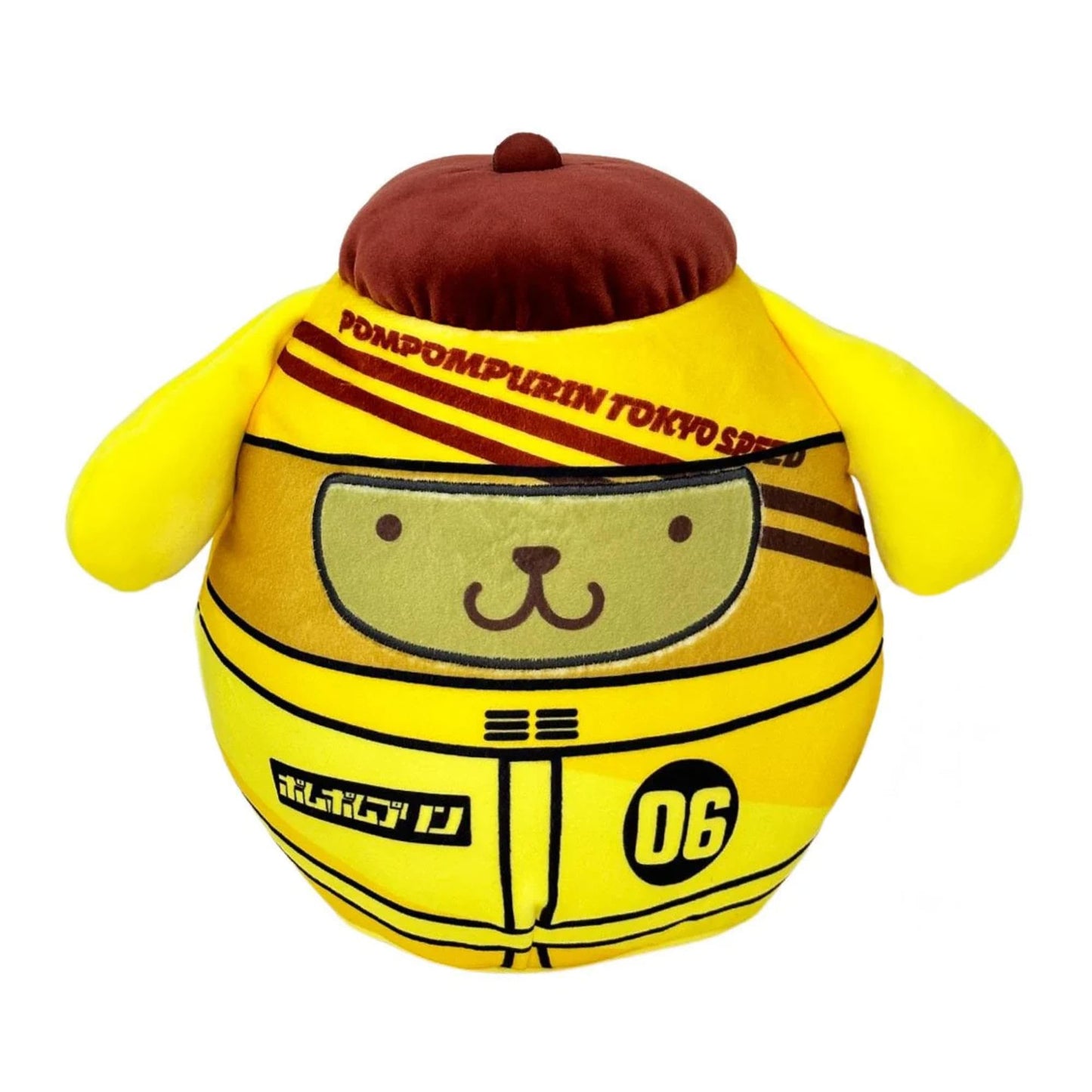 Squishmallow 8 Inch Pompompurin Sanrio Tokyo Racer Plush Toy