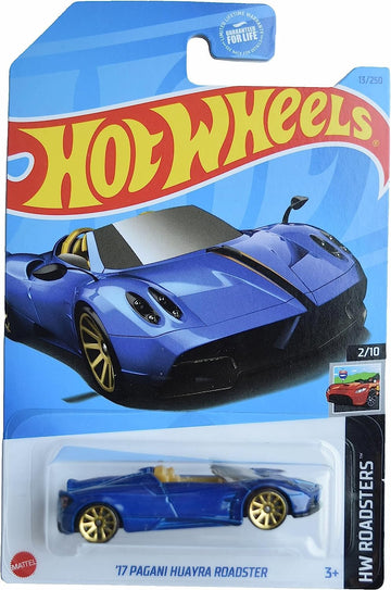Hot Wheels '17 Pagani Huayra Roadster, Roadsters 2/10 [Blue]