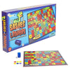 Gamie Snakes and Ladders Board Game for Kids, Complete Set with Board, 6 Pegs, and Dice, Classic Fun for Family Game Night and Classroom, Best