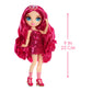 Rainbow High Jr High Series 2 Stella Monroe- 9" Fuchsia Pink Posable Fashion Doll with Designer Accessories and Open/Close Backpack. Great Toy Gift