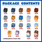 shoplease Magnetic Building Cubes for Kids, 200 Pieces, Building Blocks Set, Ages 3+, STEM Educational Toy Set