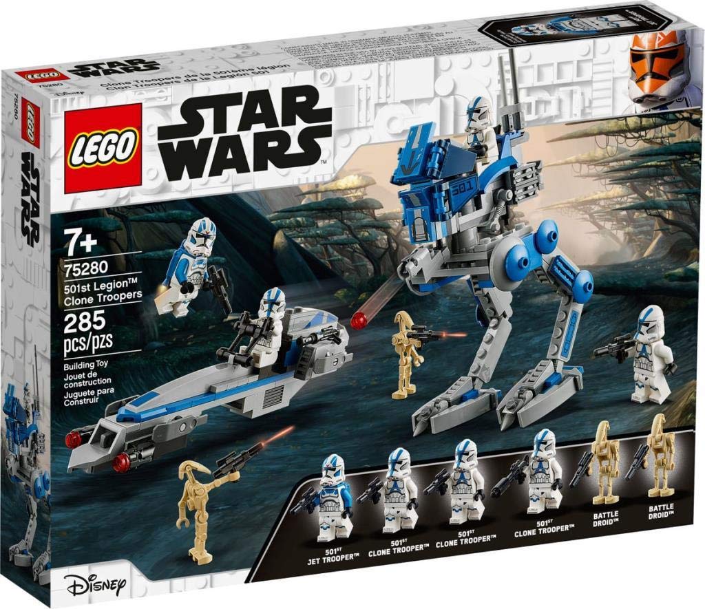 LEGO Star Wars 501st Legion Clone Troopers 75280 Building Kit, Cool Action Set for Creative Play and Awesome Building; Great Gift or Special Surprise