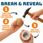TruEnergy Break Your Own Geodes Kit - 20 Real Geodes 1.75"-2.5", 90% Hollow Rate, Crack Open & Discover Crystals - STEM Geology Rock Kit, Science Gift
