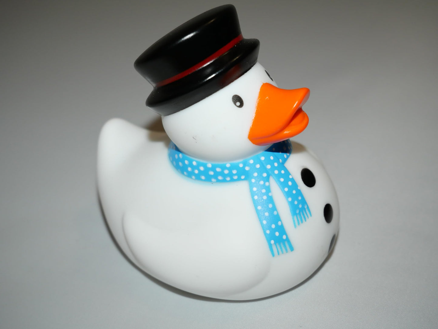 Waddlers Christmas Snowman Rubber Duck Handheld Size, Rubber Ducks Family, Designed and Made for Christmas Snowman Themed Toy Duck, Christmas Stocking