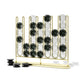 Umbra STAX Four-in-a-Row Game for 2 Players, Ages 6+, Brass