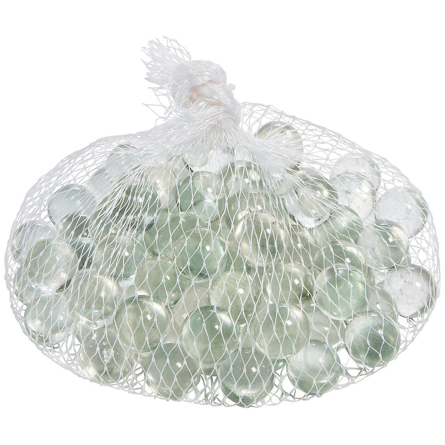 Fun Express Clear Glass Marbles - Bulk 1lb, 87 Marbles - Wedding and Home Decor Accessories