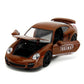 Jada M&M's 1:24 Porsche 911 Turbo Die-Cast Car & 2.75" Brown Figure, Toys for Kids and Adults