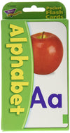 Trend Enterprises: Alphabet Pocket Flash Cards, Great for Skill Building and Home Use, 56 Self-Checking Cards Included, Match Letters to Photos