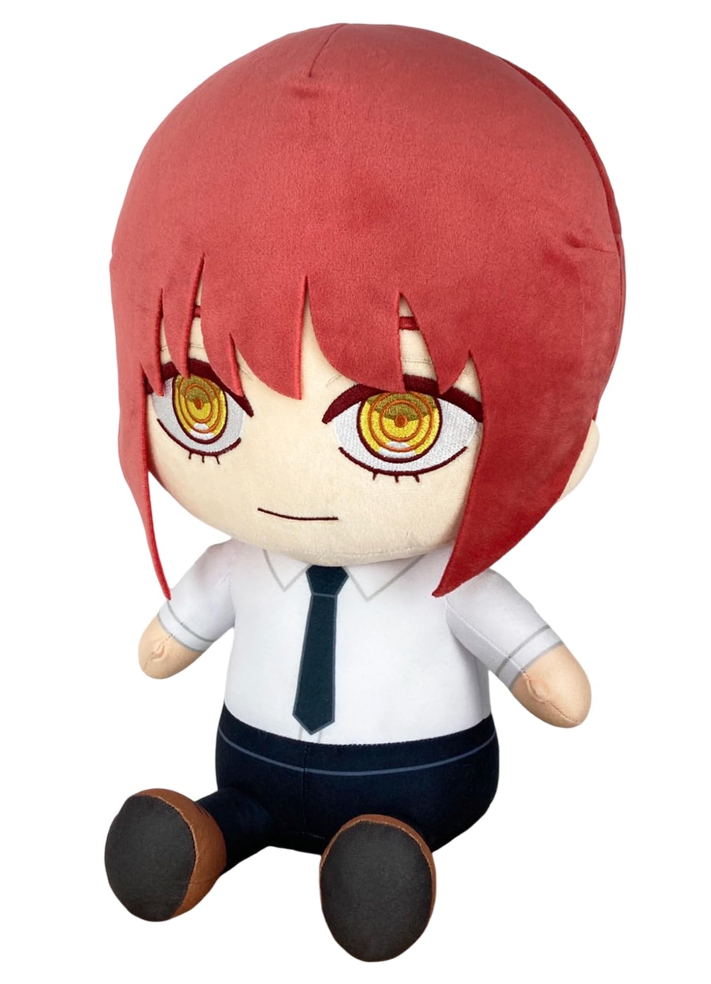 Great Eastern Entertainment Chainsaw Man - Makima Uniform #1 Sitting Pose Plush 12"