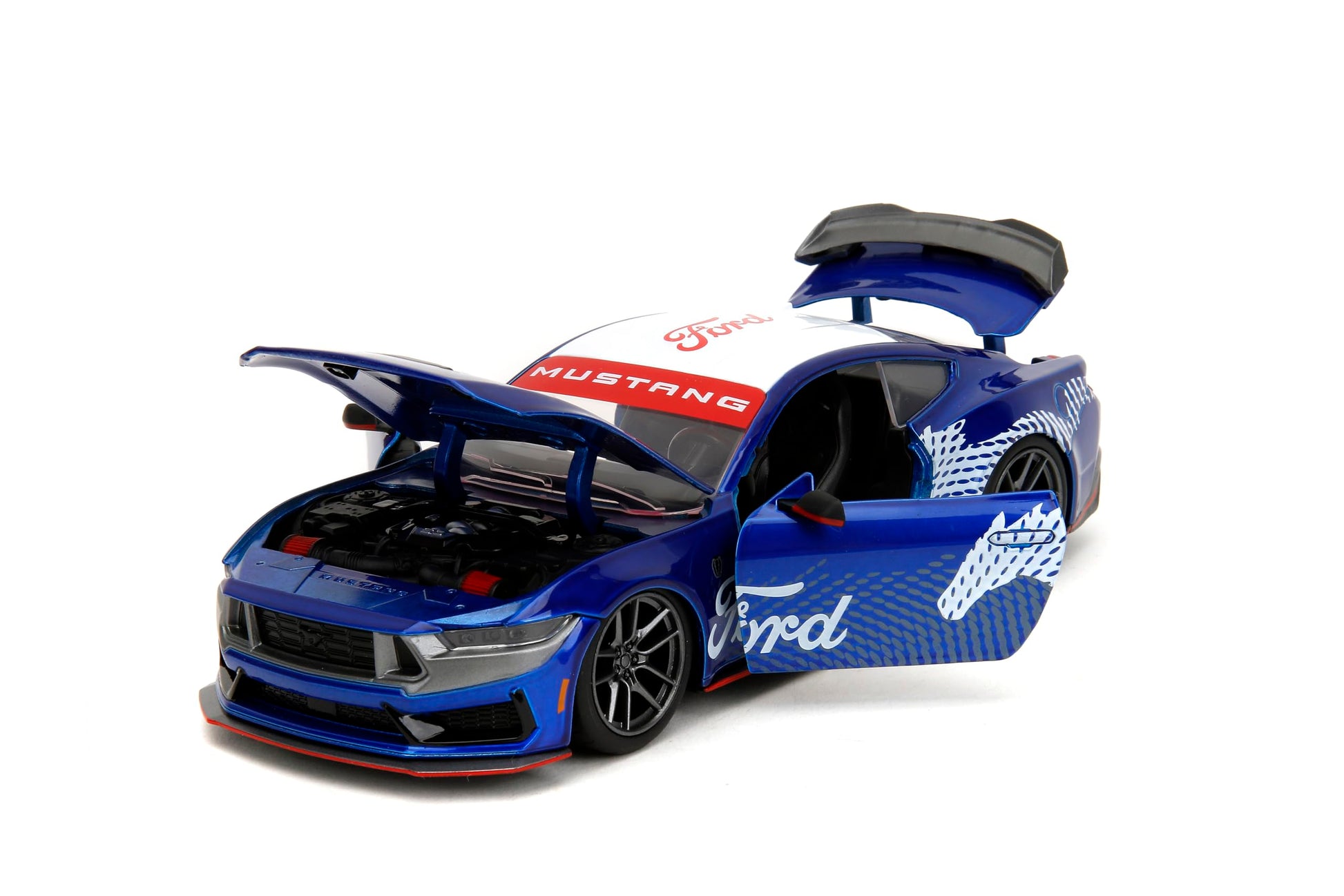 Jada Toys Bigtime Muscle 1:24 2024 Ford Mustang GT Dark Horse Die-Cast Car, Toys for Kids and Adults