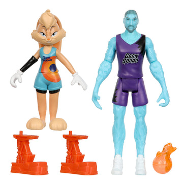 Moose Toys Bunny Space Jam: A New Legacy - 2 Pack - On Court Rivals - Lola & Wet/Fire, Multicolor (14580)