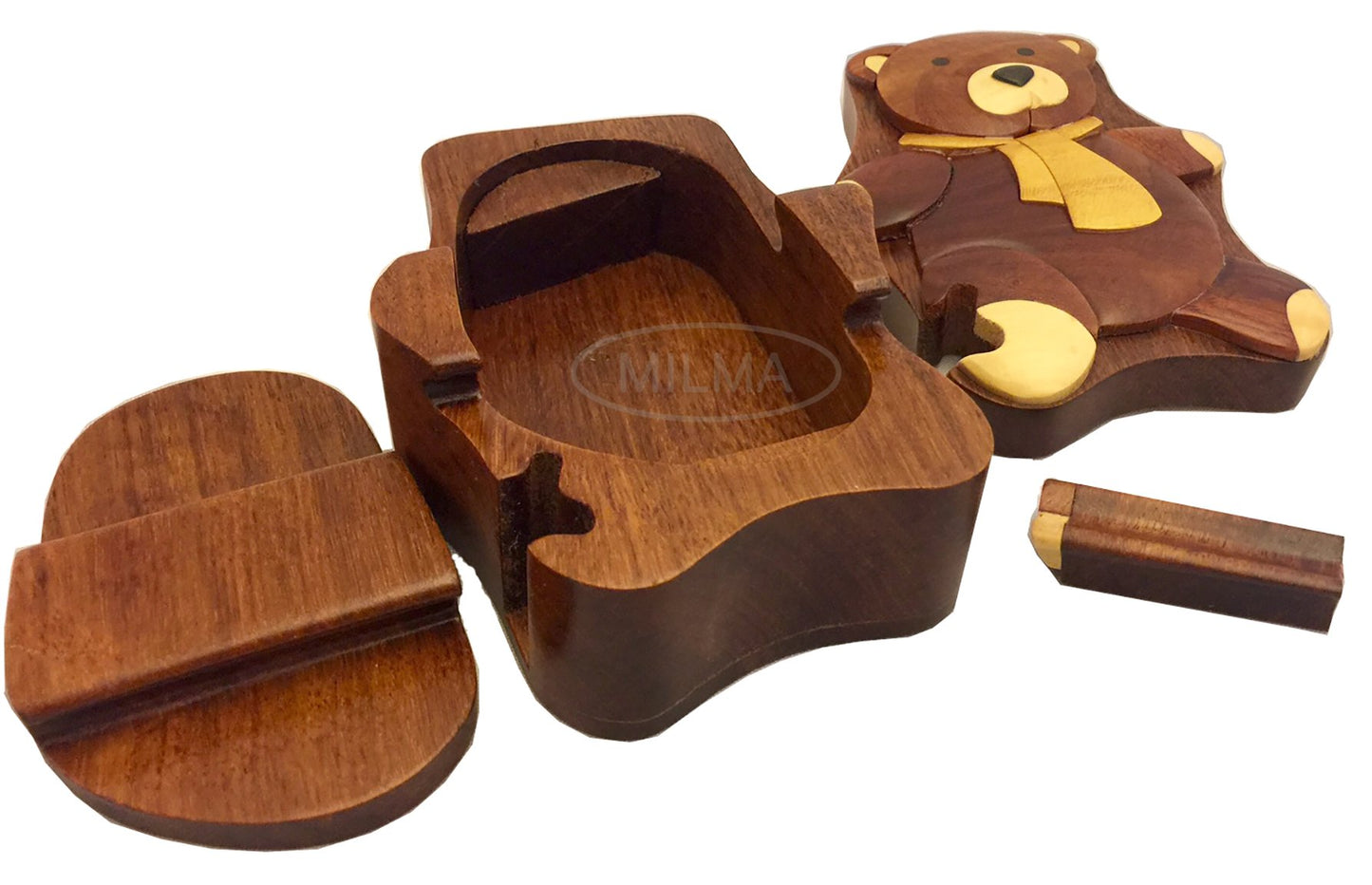 Teddy Bear - Secret Wooden Puzzle Box