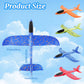 PUREZON Foam Airplane Toys, 4 Pack, 17 Inch, 4 Colors