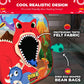 Swooc Games® - Dino Frenzy | 2-in-1 Corn Hole Games for Kids | 5-Second Setup | Dinosaur Bean Bag Toss Game for Kids | Kid Cornhole Game Set | Toddler