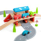 Bigjigs Rail, Overground Station, Wooden Toys, Wooden Train Shed, Train Toys, for 3 4 5 Year Olds