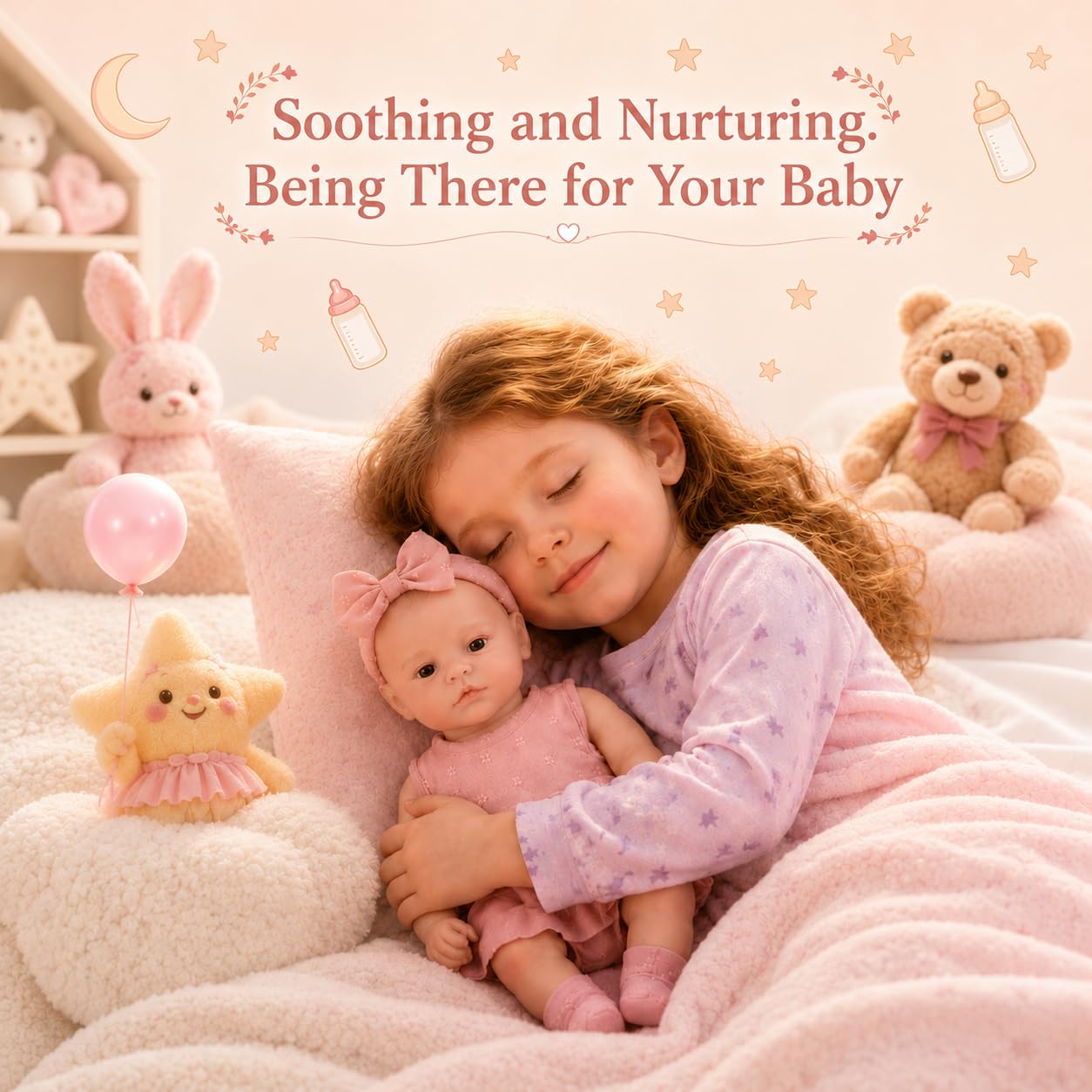 Babesnug Reborn Baby Dolls Girls with 2 Clothing Sets,18 Inch Lifelike Soft Vinyl Newborn Baby Girl Doll, Christmas Poseable Realistic Baby Doll with