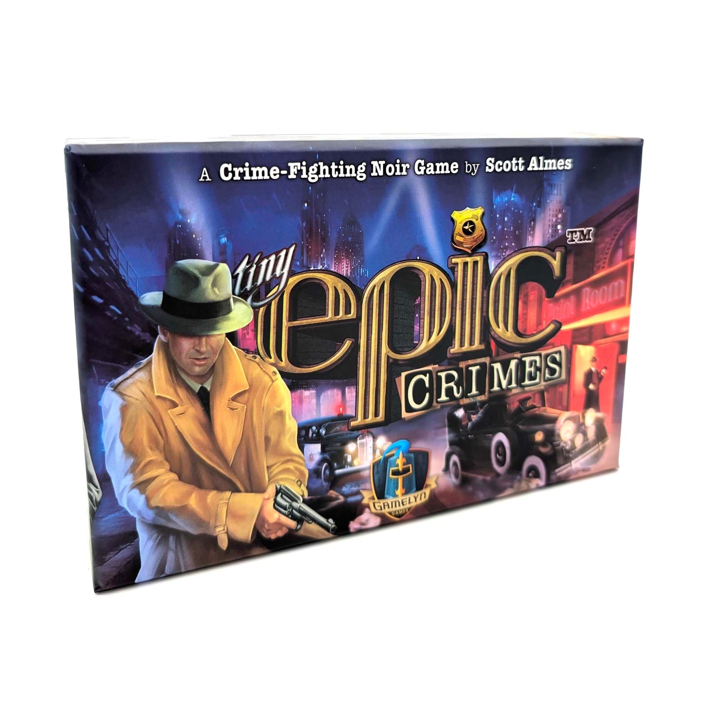 Tiny Epic Crimes | Murder Mystery & Deduction Board Game for Adults & Teens | 1-4 Players, 30-60 Min | Featuring the Decoder System