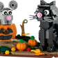 LEGO Halloween Cat & Mouse 40570 Building Kit, Whimsical Halloween Dtecor with Adorable Cat, Mouse, and Pumpkin Toys, Halloween Toy