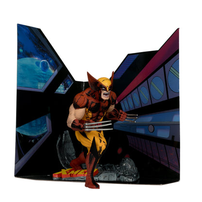 McFarlane Toys - Marvel Wolverine 1:10th Scale Posed Figure with Scene (X-Men #1)