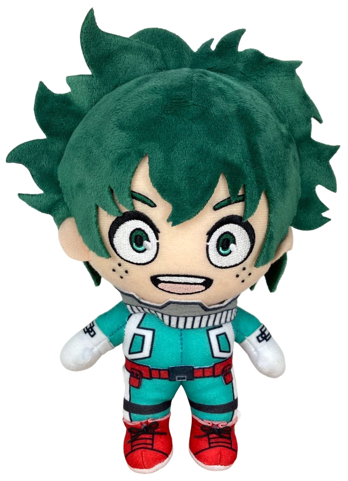 GE Animation My Hero Academia GE-52235 Izuku Midoriya Hero Costume Plush Toys, Multicolored, 8"