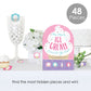 Big Dot of Happiness Scoop Up The Fun - Ice Cream - Sprinkles Party Scavenger Hunt - 1 Stand and 48 Game Pieces - Hide and Find Game