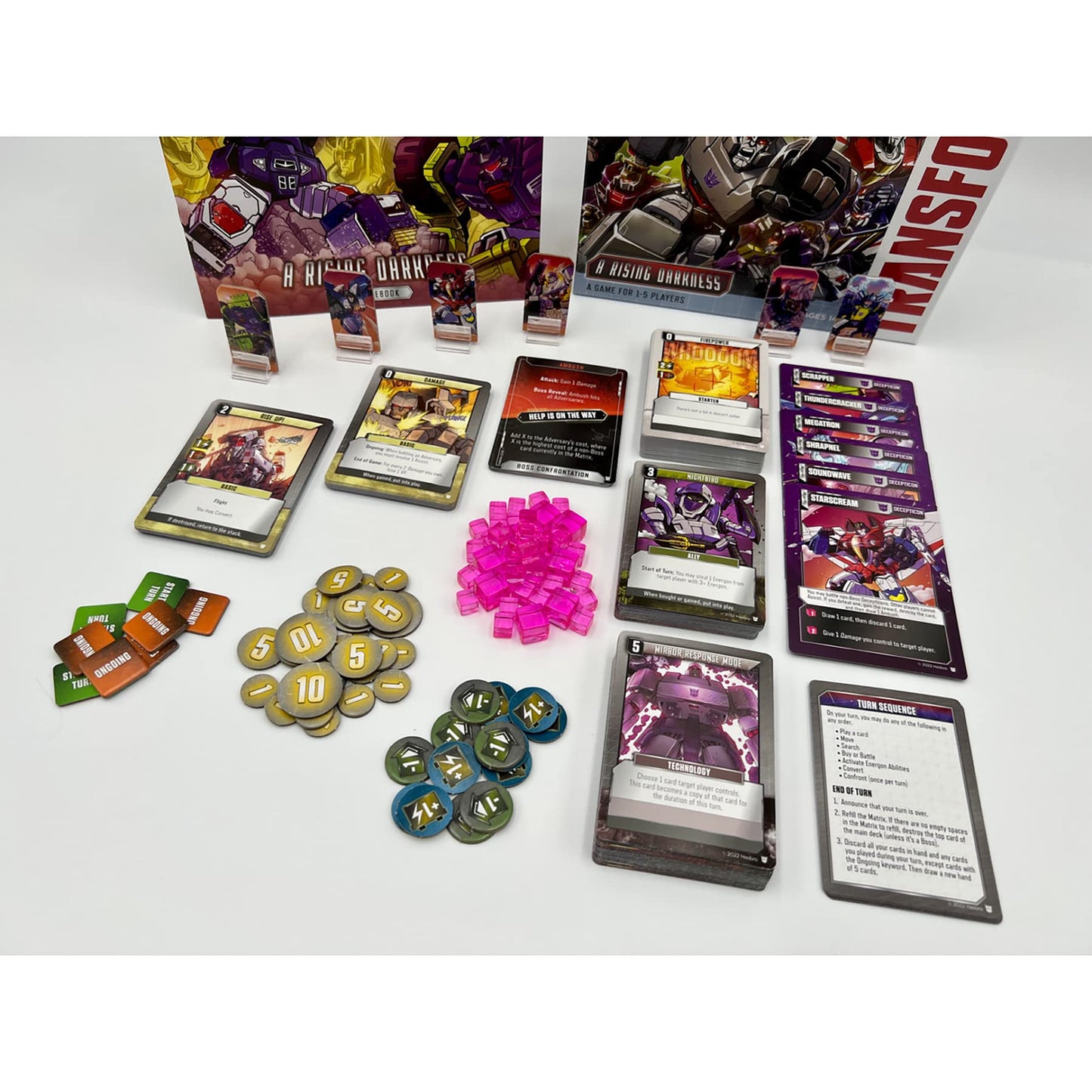 Renegade Game Studios Transformers Deck-Building Game Expansion: A Rising Darkness, 1-5 Players, Ages 14+