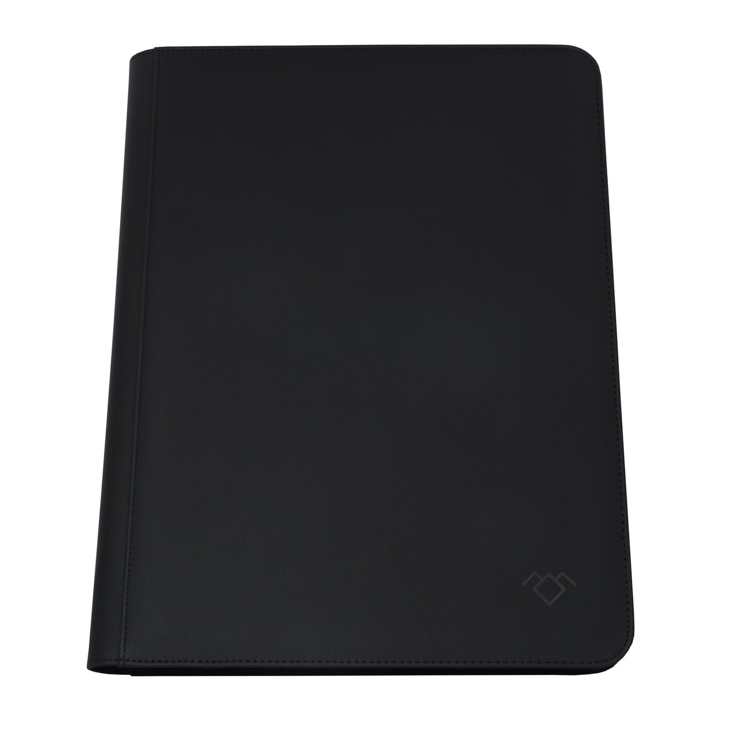 GrinOwl 16 Pocket Card Binder, Fits 1216 Trading Cards 1200+ Pockets Ringless Trading Card Album Folder for TCG (Black)