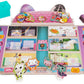 Gabby and the Magic House - Gabby Dollhouse - Board Game for Meow-Dable - Board Game to Decorate the Magic House - Headbands and Charms - Children's